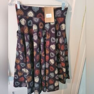 Effie's Heart Sojourn Skirt L Sacre Coeur Print NWT